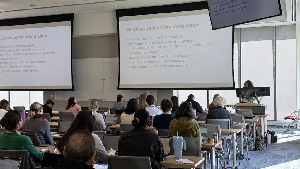 FDA attendees listening to lecture