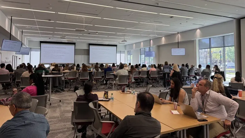 The full room of the FDA symposium